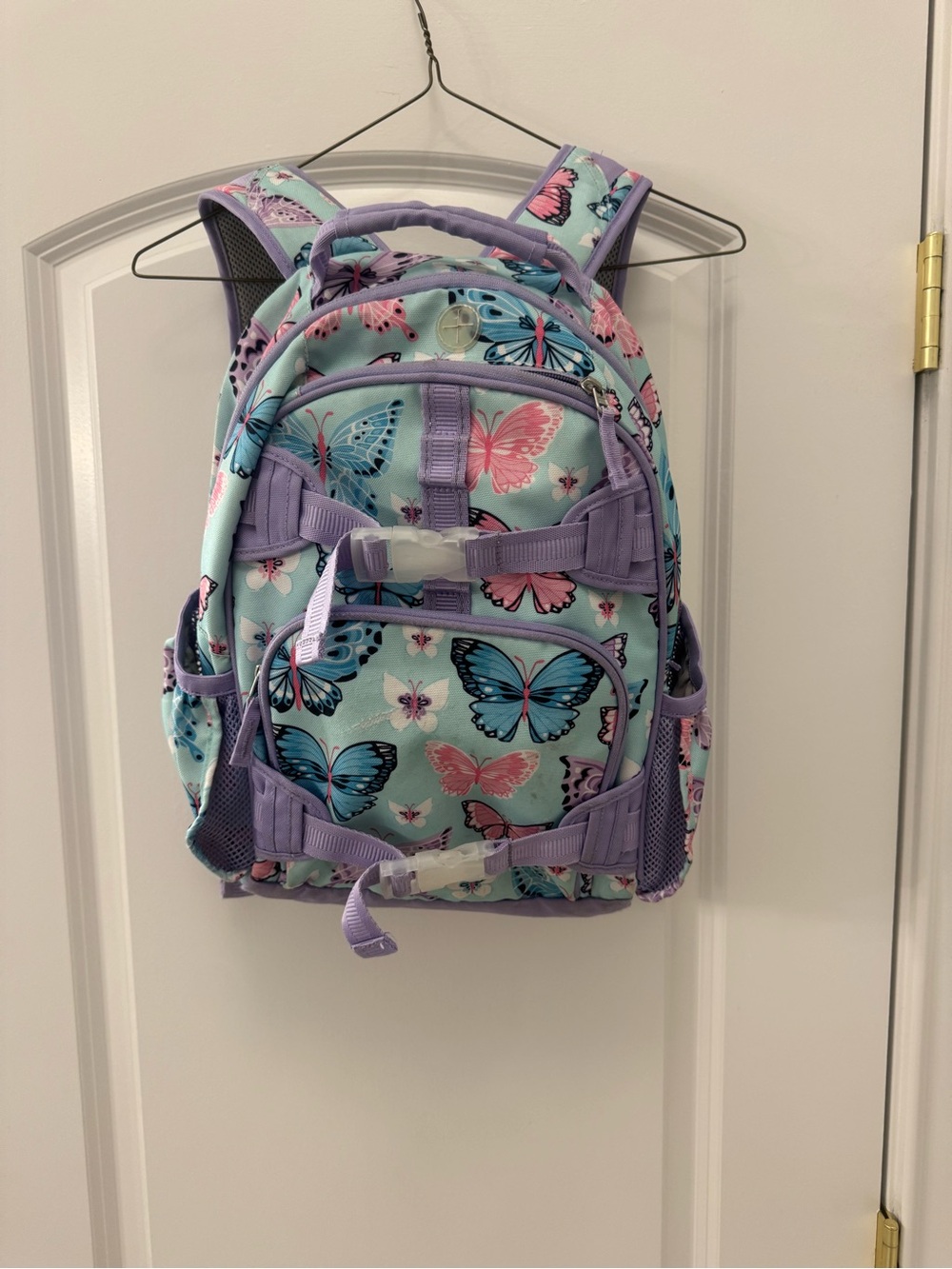 Pottery Barn Kids Butterfly Backpack in Aqua & Lavender